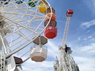 le parc d'attraction du tibidabo à barcelone