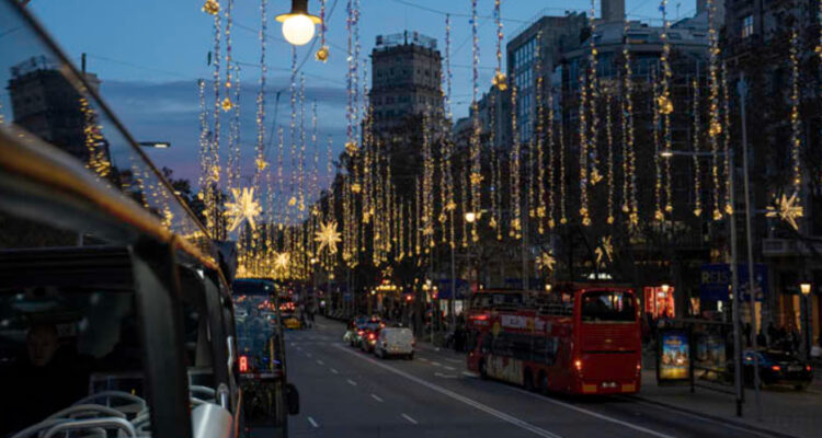 illumination noël barcelone