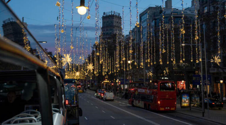 illumination noël barcelone