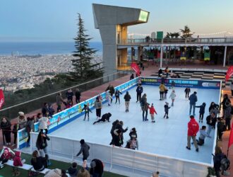 la patinoire du tibidabo à Barcelone