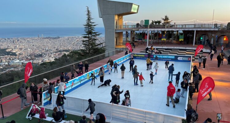 la patinoire du tibidabo à Barcelone