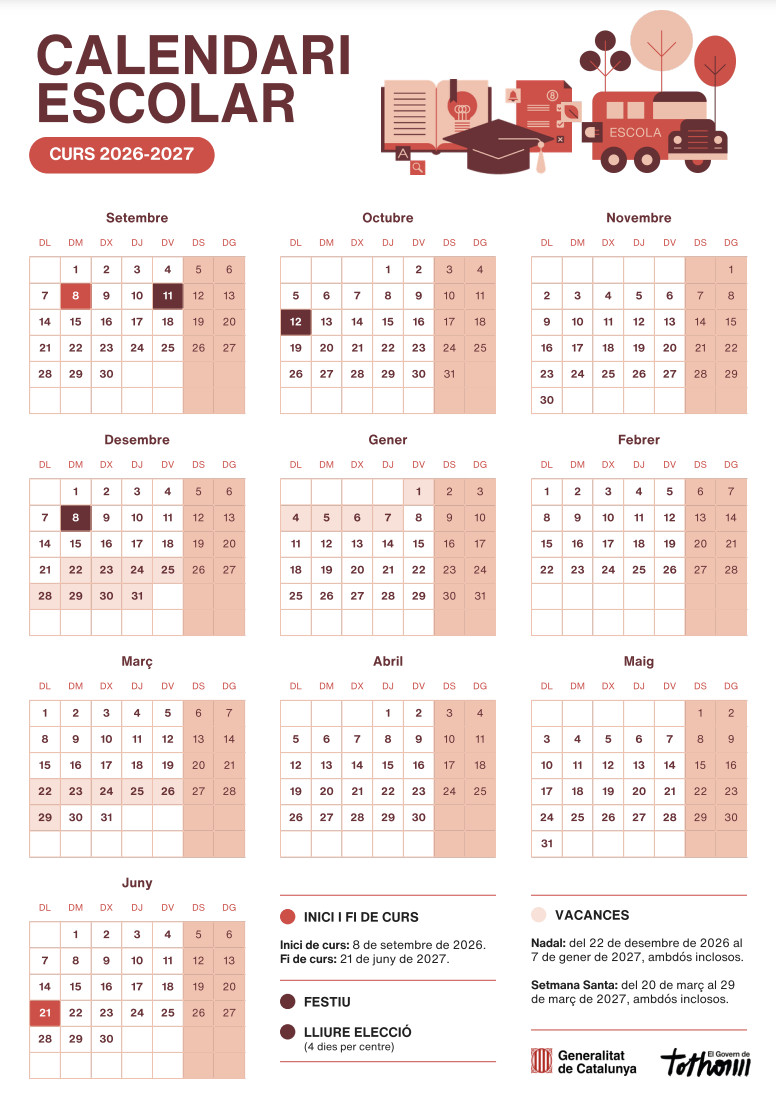 calendari escolar cataluna 2026 2027