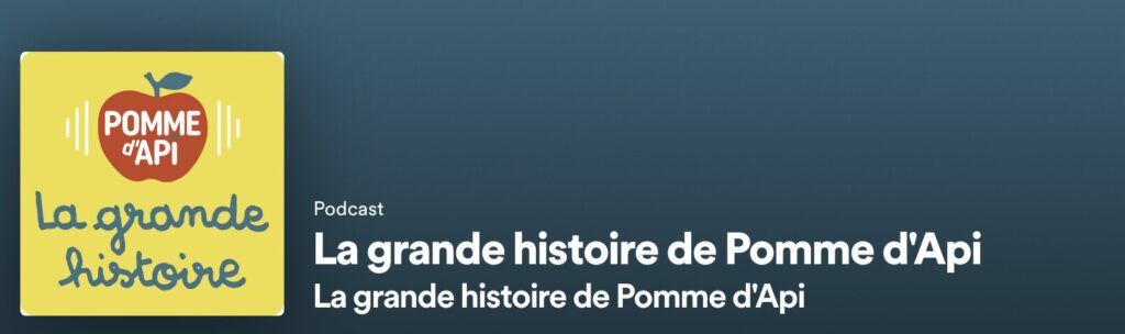 La grande histoire à écouter de Pomme d’Api 