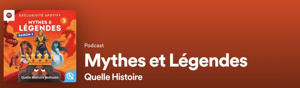 podcast mythes et légendes