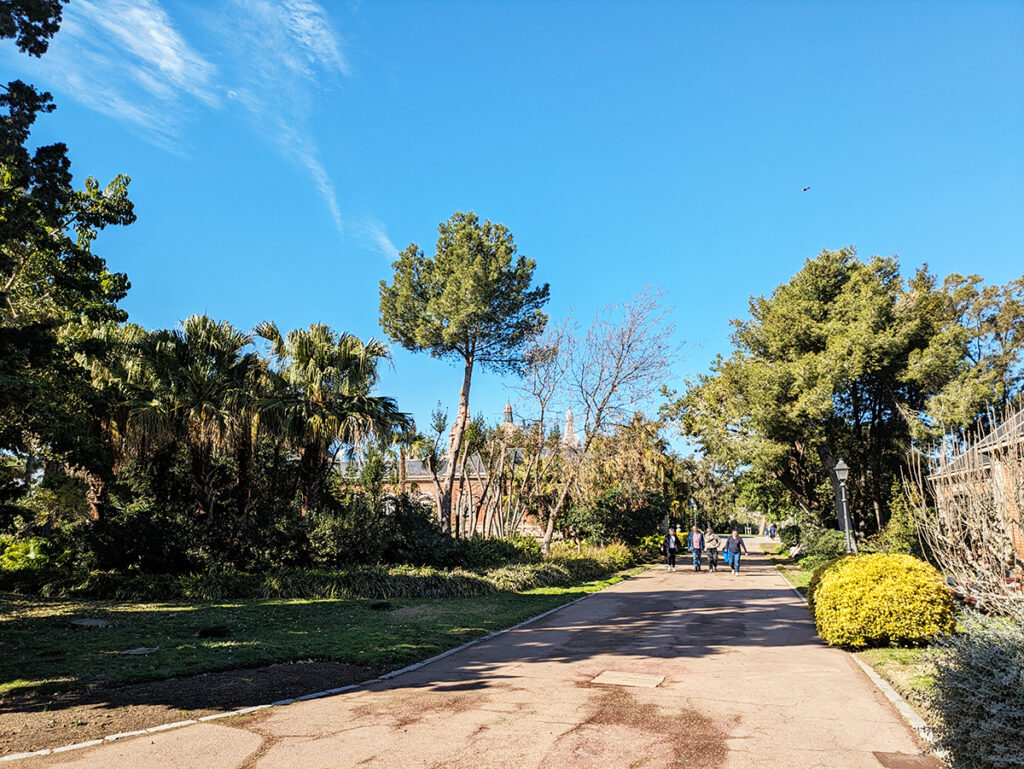 jardins français Barcelone