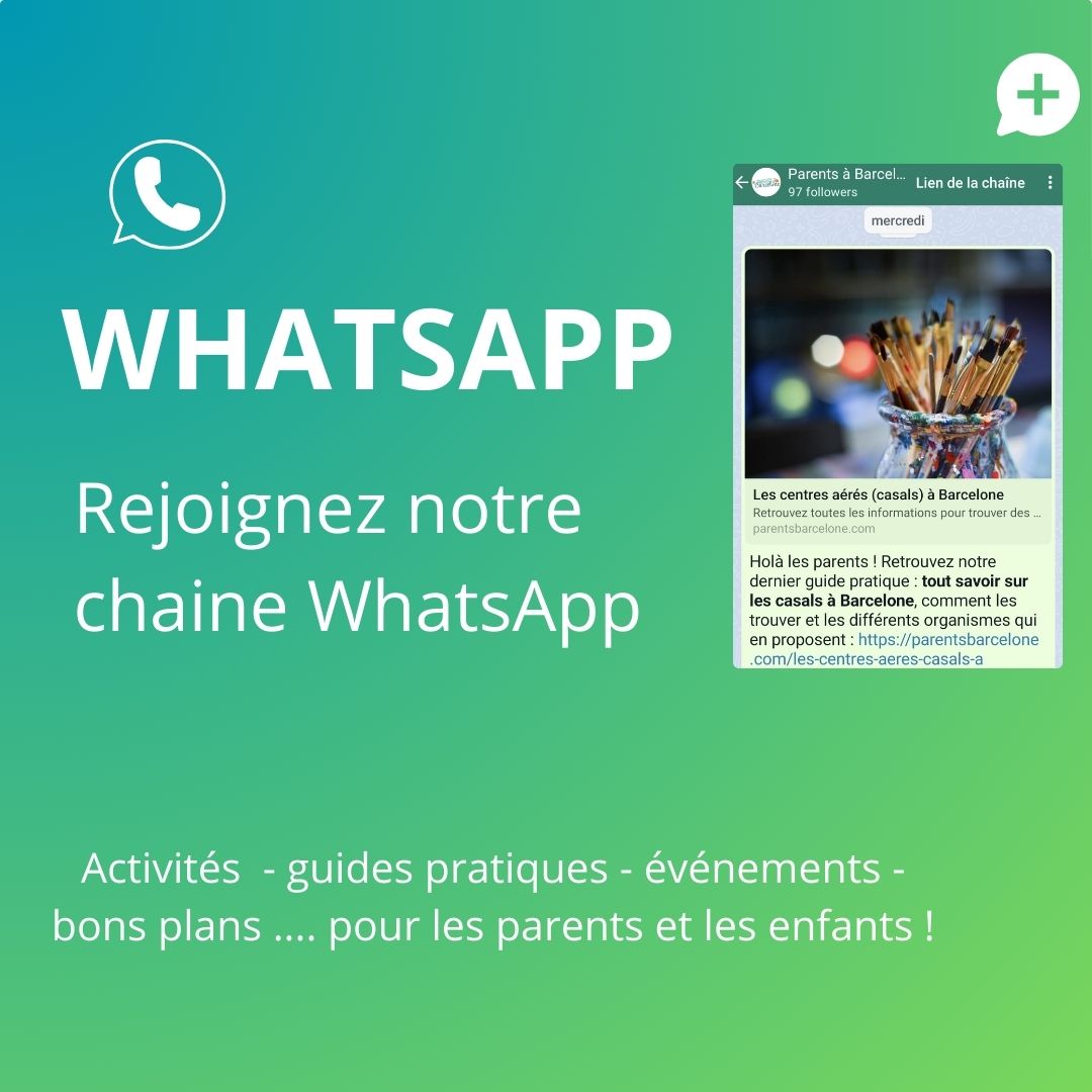 chaine whatsapp parents barcelone