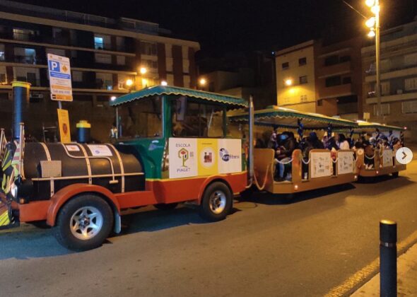 train de noel barcelone