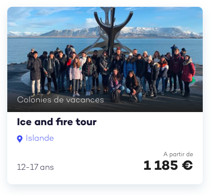 colonie de vacances en islande