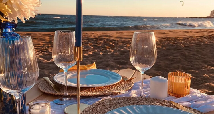 La mesita picnic en Barcelona