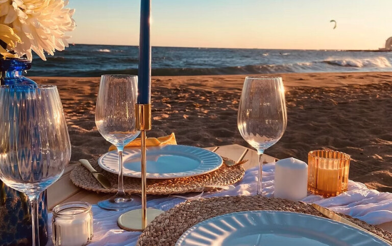 La mesita picnic en Barcelona