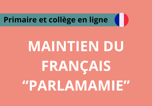 cours en ligne de français