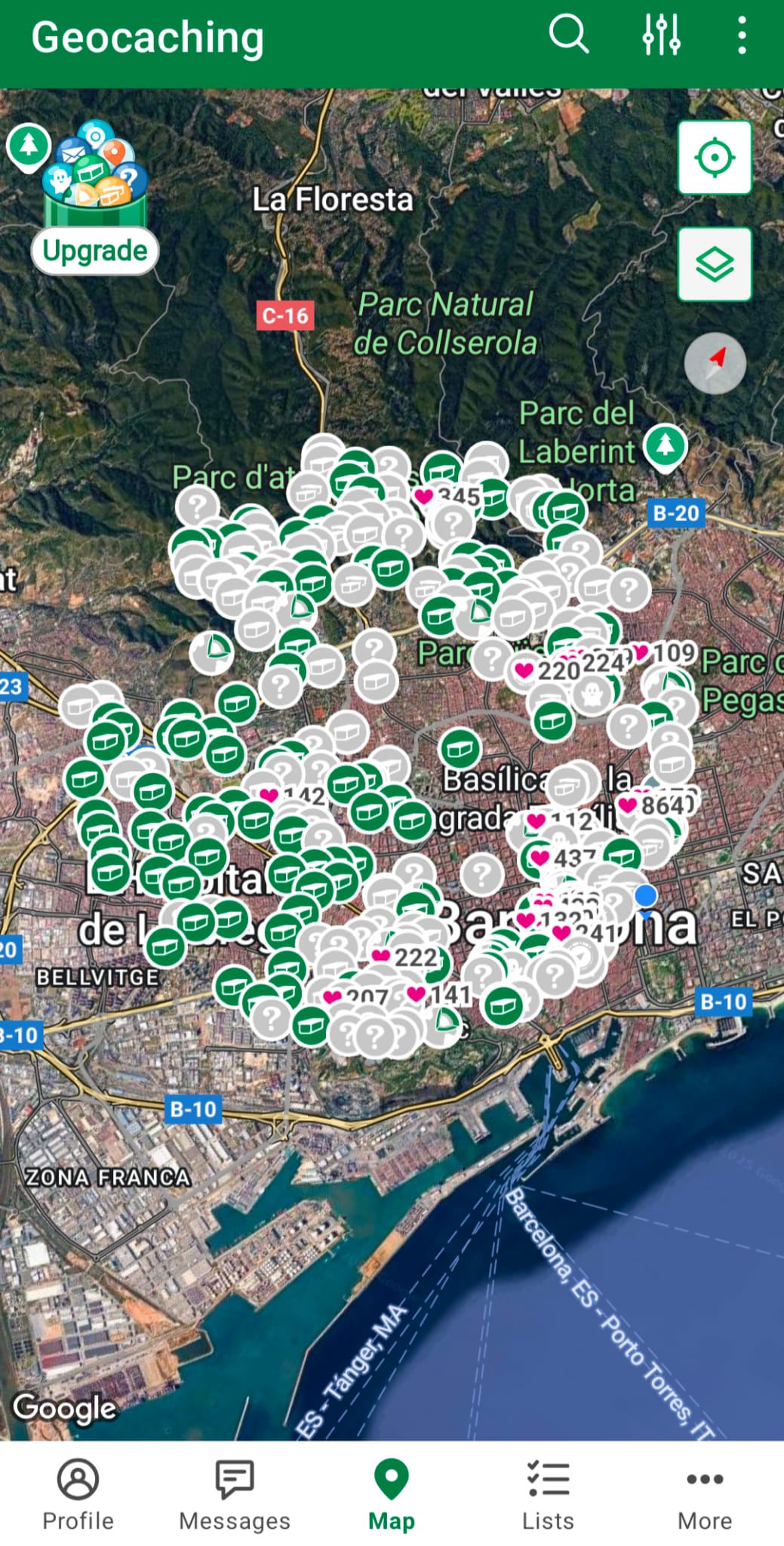 geocaching a barcelone