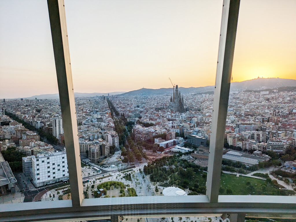 mirador glories barcelone