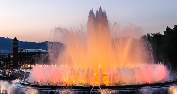 fontaine magique montjuic barcelone